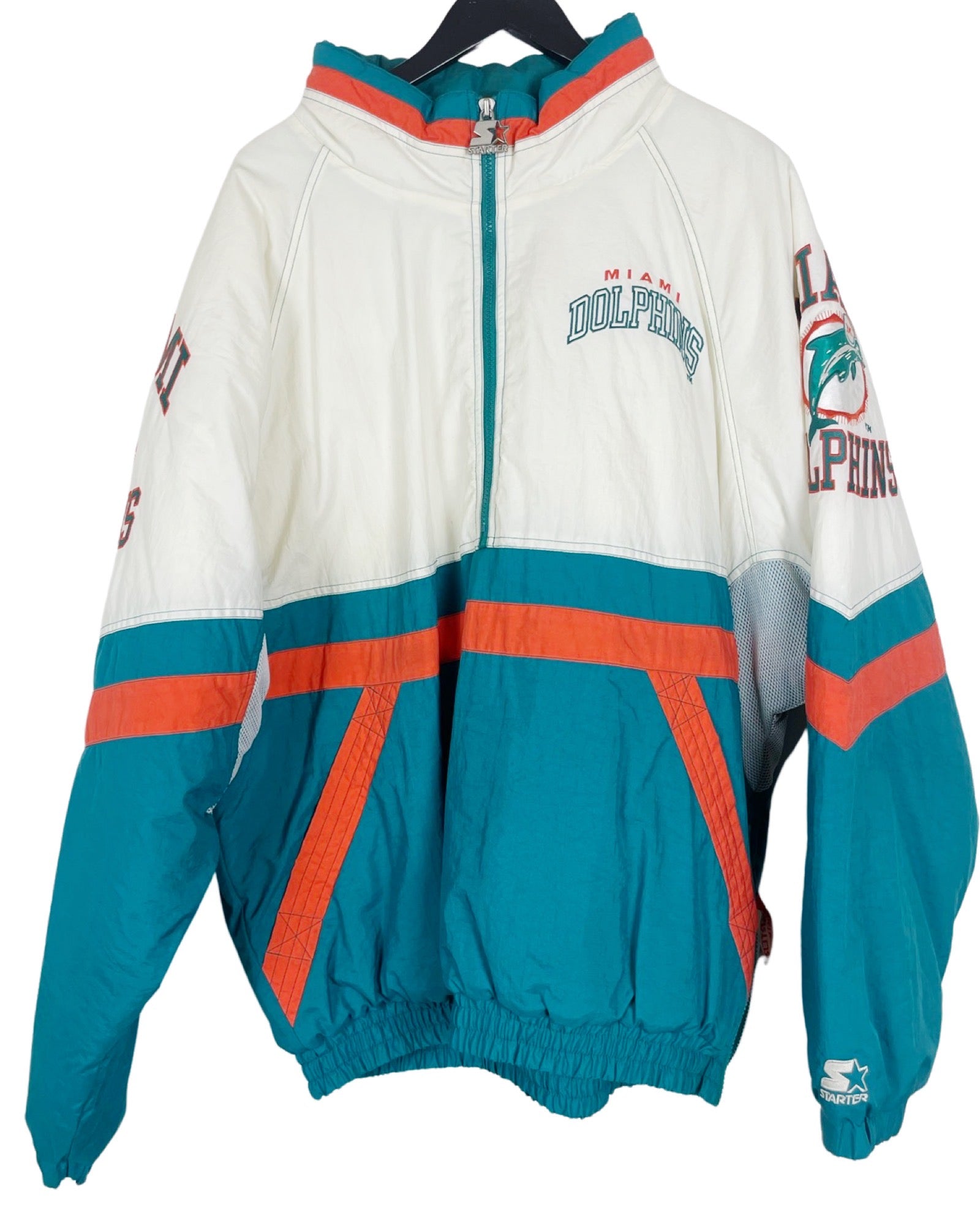 90s Miami Dolphins Starter Jacket - Men's XL, Vintage NFL