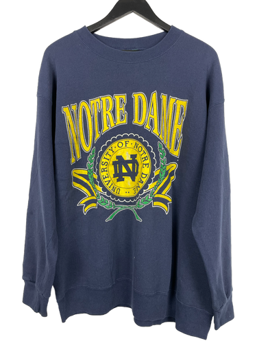 VINTAGE NOTRE DAME JUMPER - XL