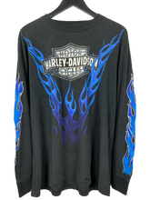 Load image into Gallery viewer, 1993 HARLEY DAVIDSON FLAMES LS TEE - XL