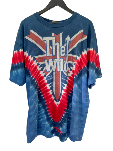 VINTAGE THE WHO TYE DYE 'SS' TEE - XL