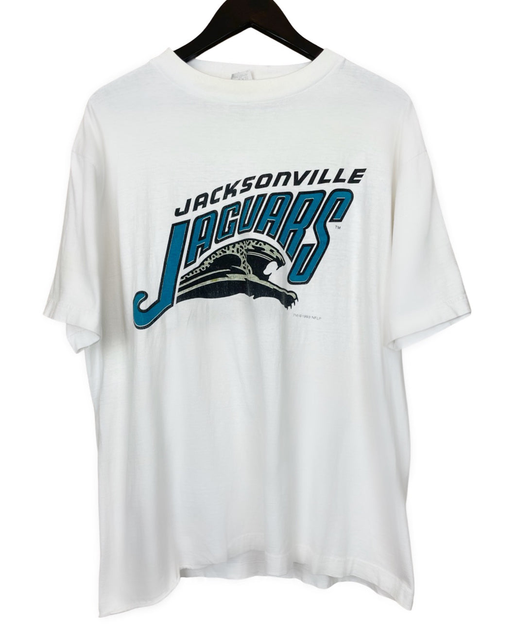 1993 JACKSONVILLE JAGUARS LOGO TEE - XL