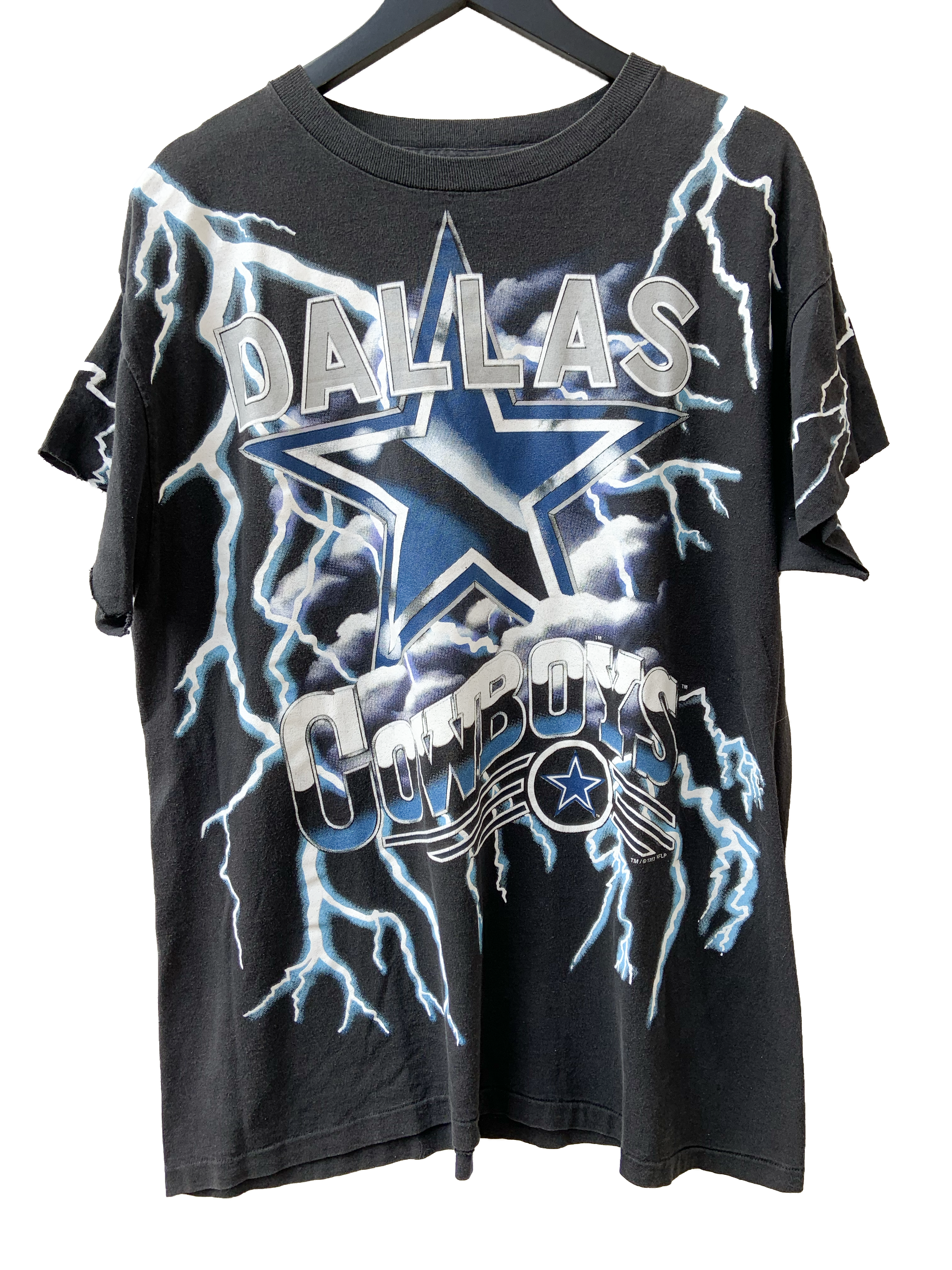 Dallas Cowboys T-Shirt Men's Size Small Lightning Authentic NFL Apparel Tee  NEW