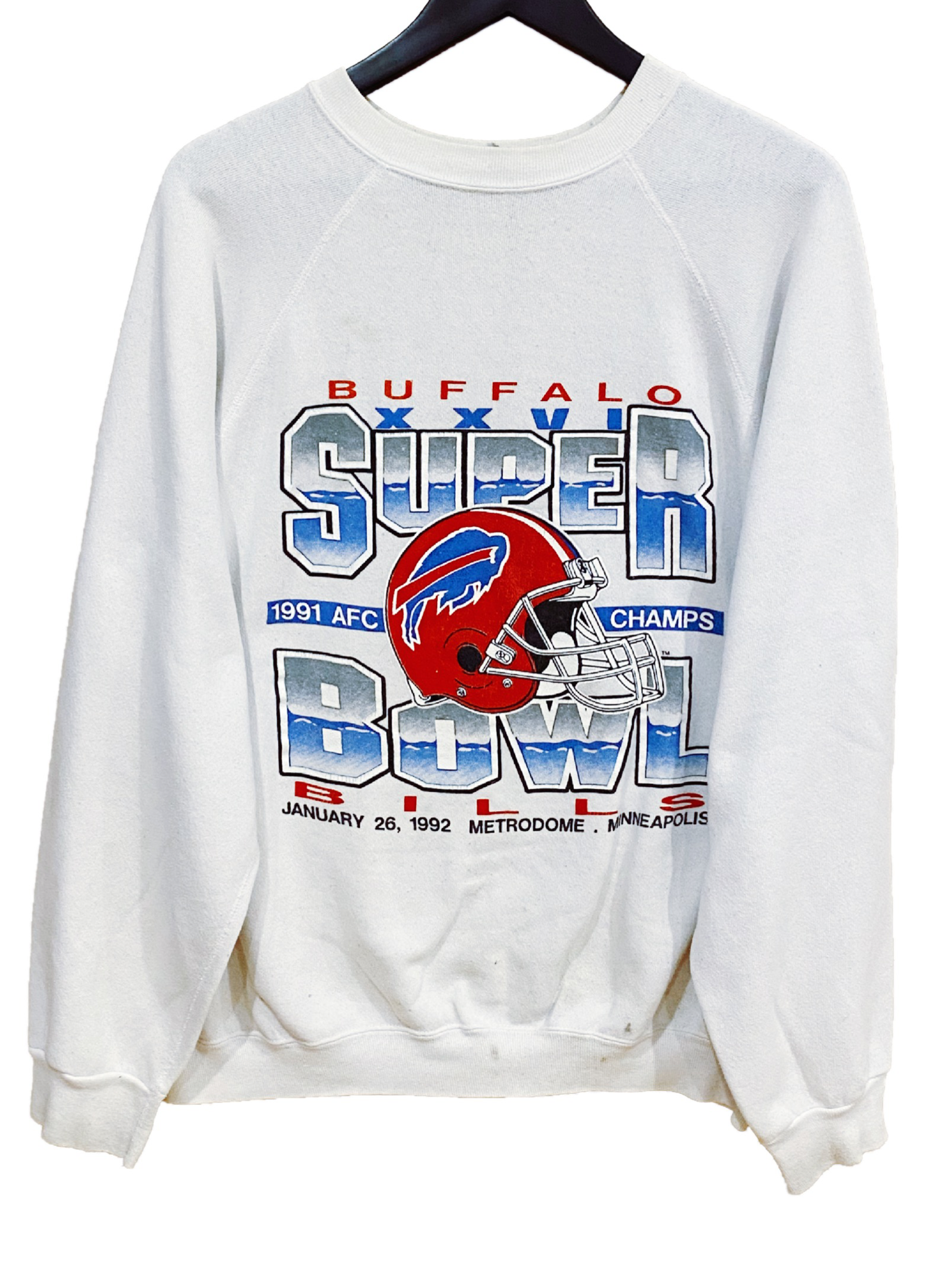 Vintage 1991 Buffalo Bills Super Bowl Champions Crewneck