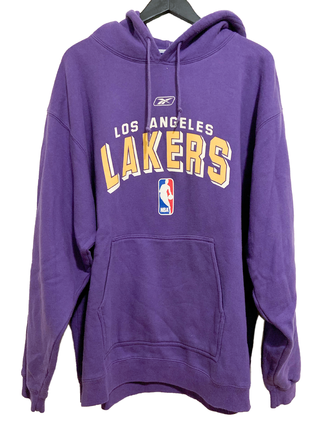 Y2K Reebok NBA Lakers Hoodie Size: XL - Lightning Vintage